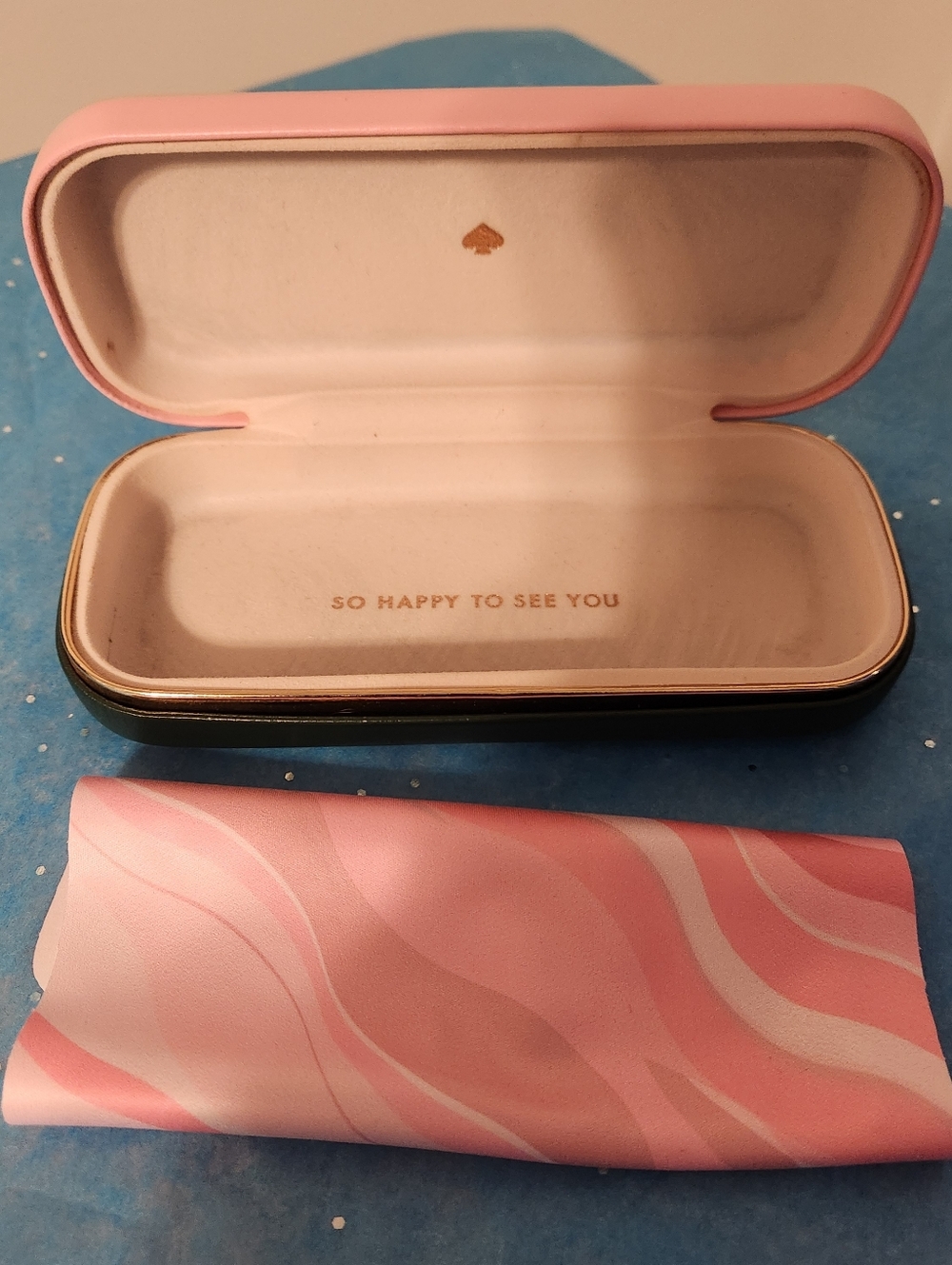 Kate spade glass case and cloth-PICK ONE!